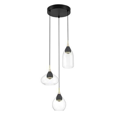 3 Light Led Pan Pendant