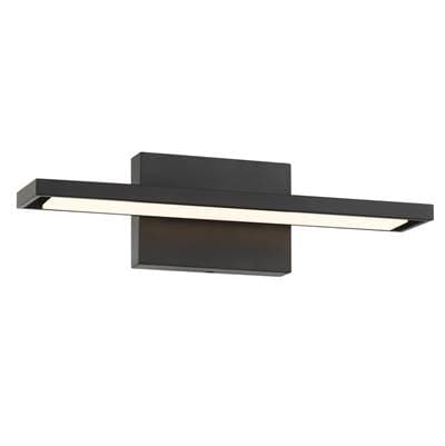 George Kovacs Parallel 18'' Coal LED Bath Vanity with Frosted Acrylic Diffuser by George Kovacs