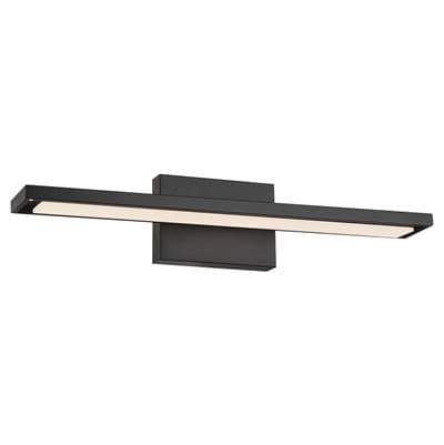 George Kovacs Parallel 24'' Coal LED Bath Vanity with Frosted Acrylic Diffuser by George Kovacs