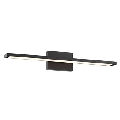 George Kovacs Parallel 30'' Coal LED Bath Vanity with Frosted Acrylic Diffuser