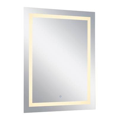 George Kovacs 35.5'' Rectangle LED Mirror - White by George Kovacs