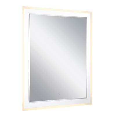 George Kovacs 39.5'' Rectangle LED Mirror - White by George Kovacs