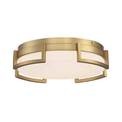 George Kovacs Led Flush Mount - Honey Gold