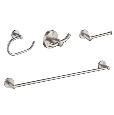 Kraus Eliee 4-Piece Bath Hardware Set with 24-inch Towel Bar, Paper Holder, Towel Ring and Robe...