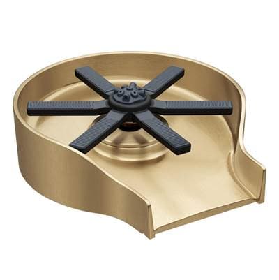 Kraus Cleanmate Glass Rinser for Kitchen Sink in Spot-free Brushed Brass - Spot Free Brushed Brass by Kraus