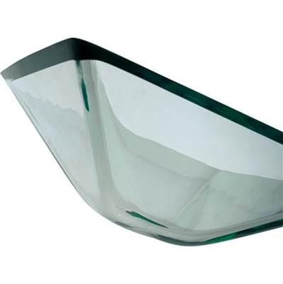 Square Glass Vessel Sink in Clear by Kraus