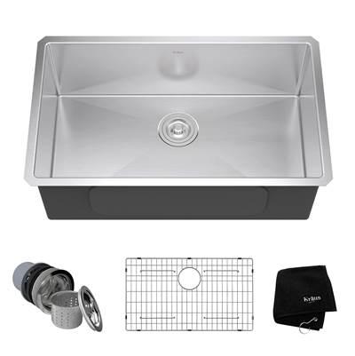 Standart PROE 30- Undermount 16-Gauge Stainless Steel Single Bowl Kitchen Sink