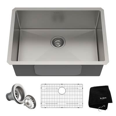 Standart PROE 26-inch 16 Gauge Undermount Single Bowl Stainless Steel Kitchen Sink