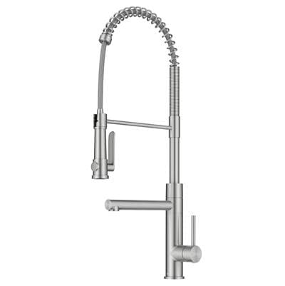 Kraus Artec Pro Commercial Style 2-Function Single Handle Pull Down Kitchen Faucet with Pot...