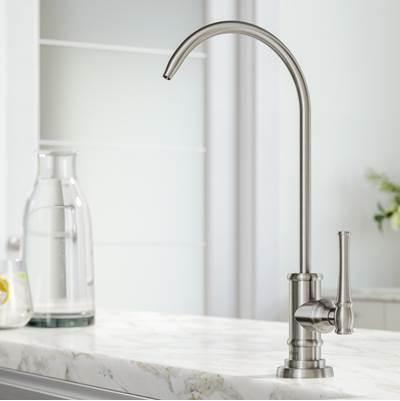 AllynE 100% Lead-Free Kitchen Water Filter Faucet in Spot Free Stainless Steel