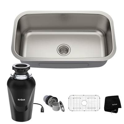 Kraus Premier 31 ...-inch 16 Gauge Undermount Single Bowl Stainless Steel Kitchen Sink with... by Kraus