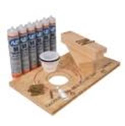 Kurbx Installation Package 1 with 2'' PVC Drain Waste Connector by KurbX