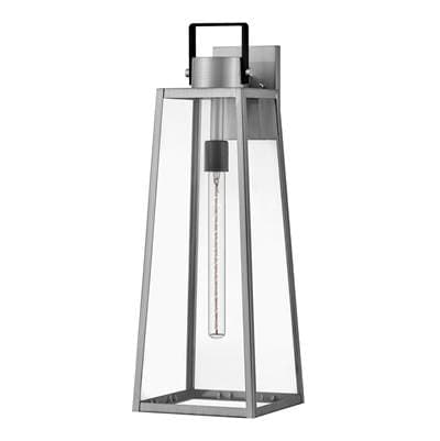 Lark Large Wall Mount Lantern - Antique Brushed Aluminum
