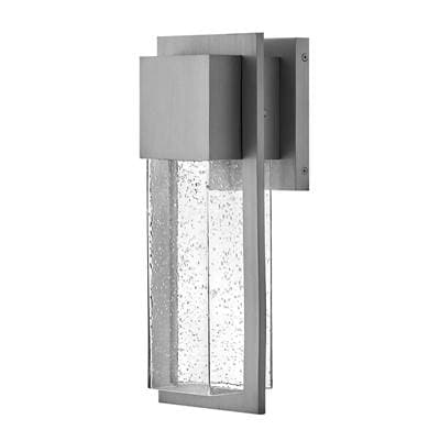 Lark Small Wall Mount Lantern - Antique Brushed Aluminum