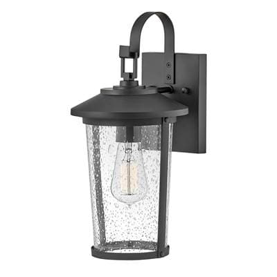 Lark Small Wall Mount Lantern - Black