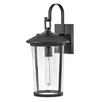 Lark Medium Wall Mount Lantern - Black