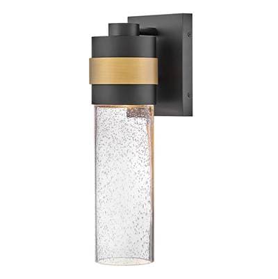 Lark Medium Wall Mount Lantern - Black