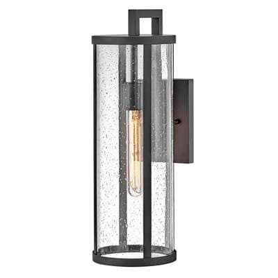 Lark Medium Wall Mount Lantern - Black