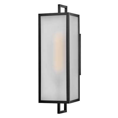 Lark Large Wall Mount Lantern - Black