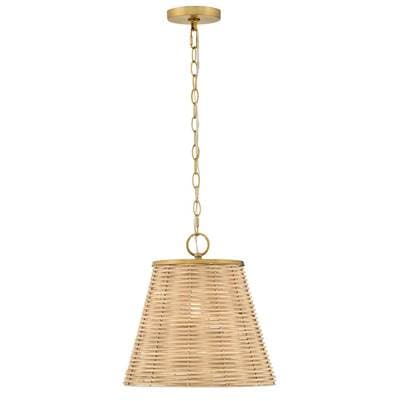 Lark Medium Pendant - Lacquered Brass