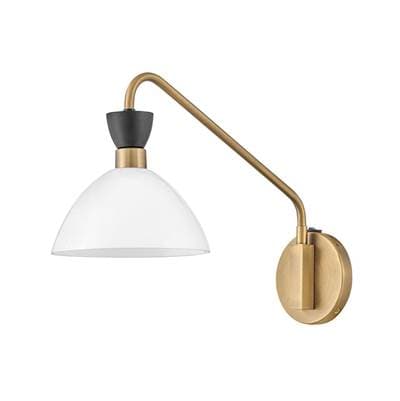 Lark Medium Single Light Sconce - Black