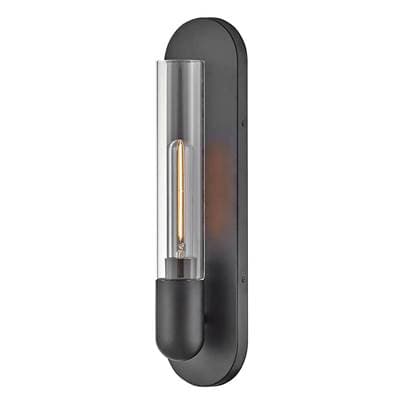 Lark Medium Single Light Sconce - Black