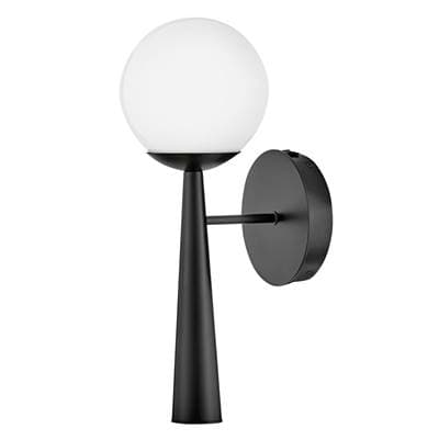 Lark Single Light Sconce - Black