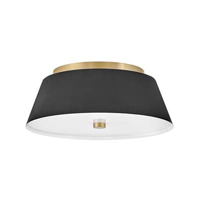 Lark Medium Flush Mount - Black