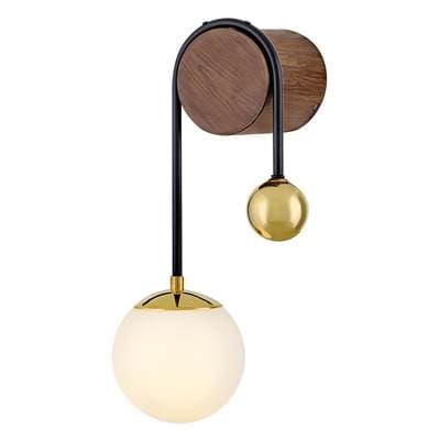 Lark Medium Single Light Sconce - Bright Brass
