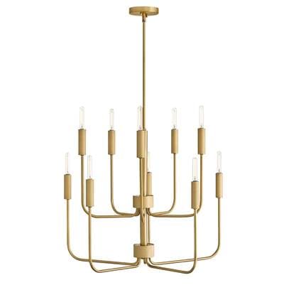 Lark Medium Multi Tier - Lacquered Brass