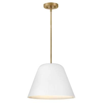 Lark Medium Pendant - Lacquered Brass