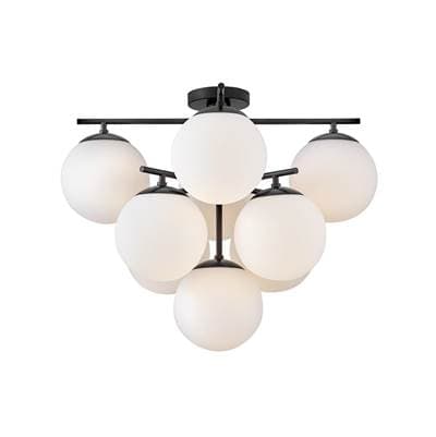 Lark Large Flush Mount - Black