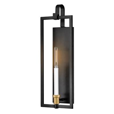 Lark Medium Single Light Sconce - Black