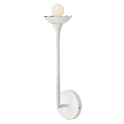Lark Medium Single Light Sconce - Textured Plaster by Lark