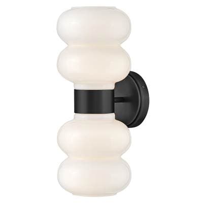 Lark Medium Two Light Sconce - Black