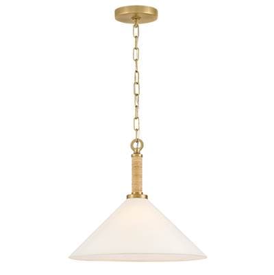 Lark Medium Pendant - Lacquered Brass