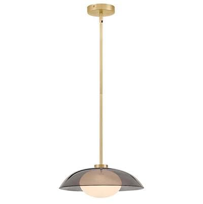 Lark Medium Pendant - Lacquered Brass