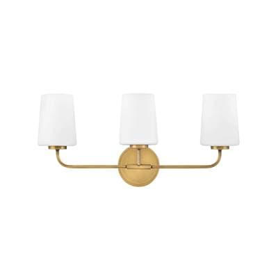 Lark Three Light Vanity - Heritage Brass