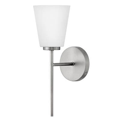 Lark Medium Single Light Vanity - Brushed Nickel