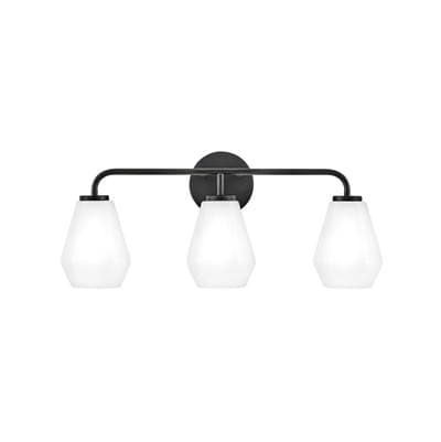 Lark Three Light Vanity - Black