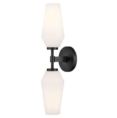 Lark Large Two Light Sconce - Black