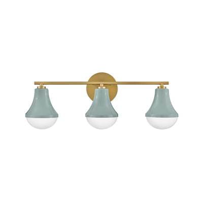 Lark Three Light Vanity - Seafoam