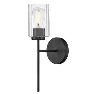 Lark Medium Single Light Sconce - Black