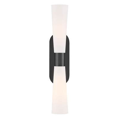 Lark Large Two Light Sconce - Black