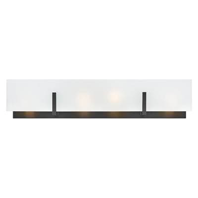 Lark Medium Four Light Vanity - Black