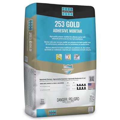 Laticrete 253 Gold White/50lb/22.7kg by LATICRETE