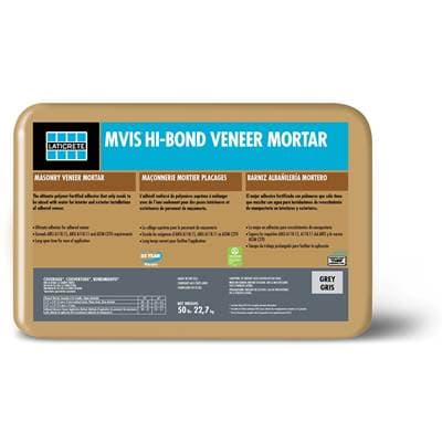 Laticrete Mvise Hi-bond Veneer Mortar Grey/50lb/22.7kg