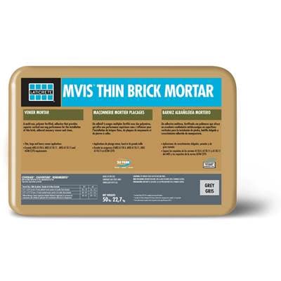 Laticrete Mvise Thin Brick Mortar Grey/50lb/22.7kg