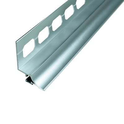 Laticrete Cove, 3/8X8-2.5 Profile Tex Alu, Stone Grey by LATICRETE