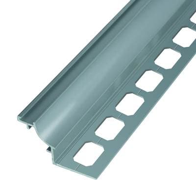 Laticrete Cove, 1/2X8-2.5 Profile Tex Alu, Stone Grey